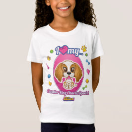 Camiseta Amo mi ropa arrogante del perro de aguas de rey