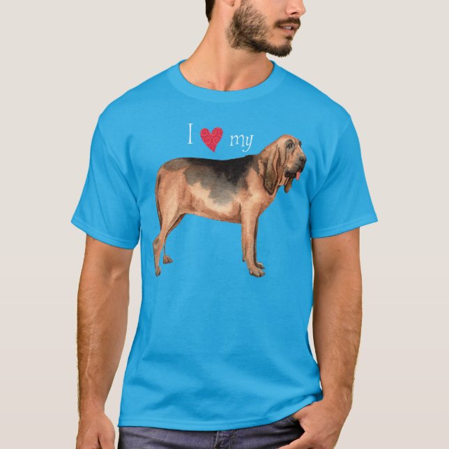 Camiseta Amo mi sabueso (Anverso)