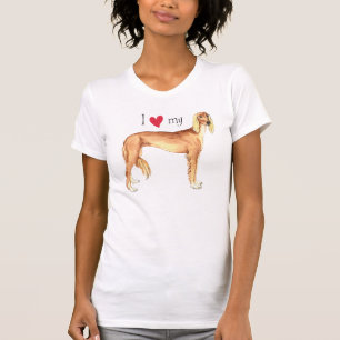 Camiseta Amo mi Saluki