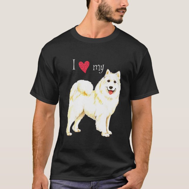 Camiseta Amo mi Samoyed (Anverso)