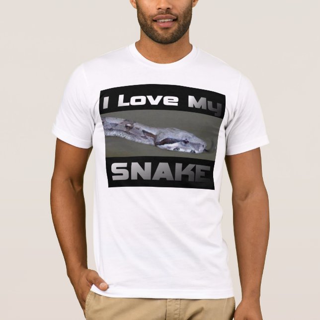 Camiseta Amo mi serpiente (Anverso)