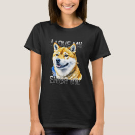 Camiseta Amo Mi Shiba Inu | Propietario de perros