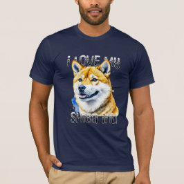 Camiseta Amo Mi Shiba Inu | Propietario de perros