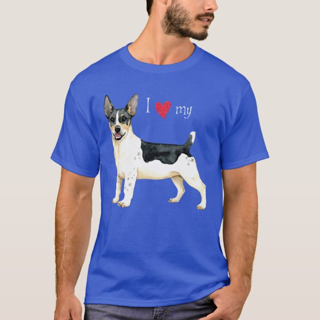 Camiseta Amo mi Teddy Roosevelt Terrier (Anverso)