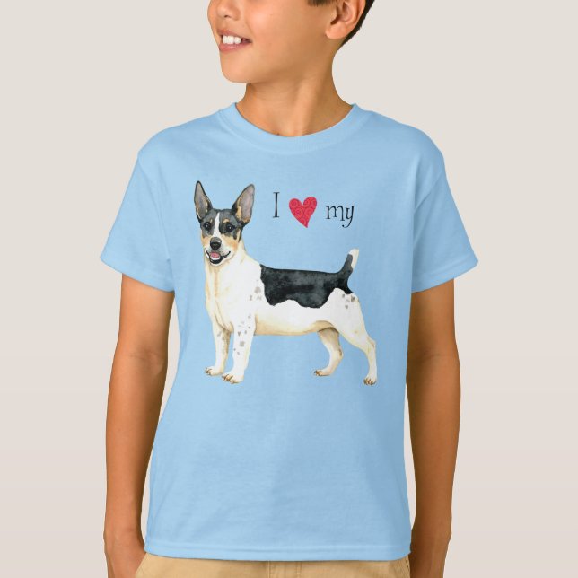 Camiseta Amo mi Teddy Roosevelt Terrier (Anverso)