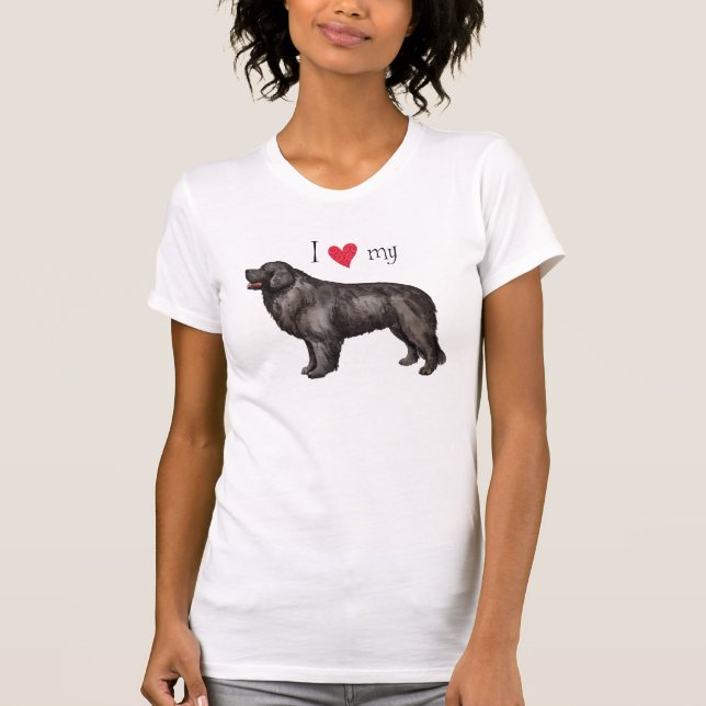 Camiseta Amo mi Terranova (Anverso)