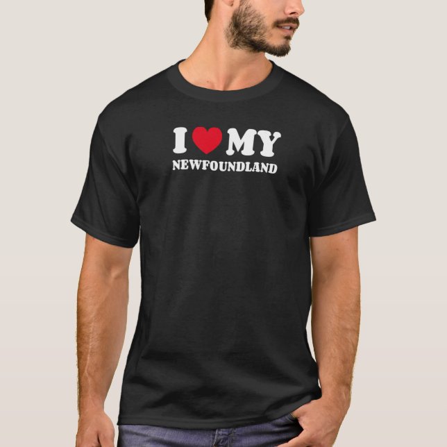 Camiseta Amo Mi Terranova (Anverso)