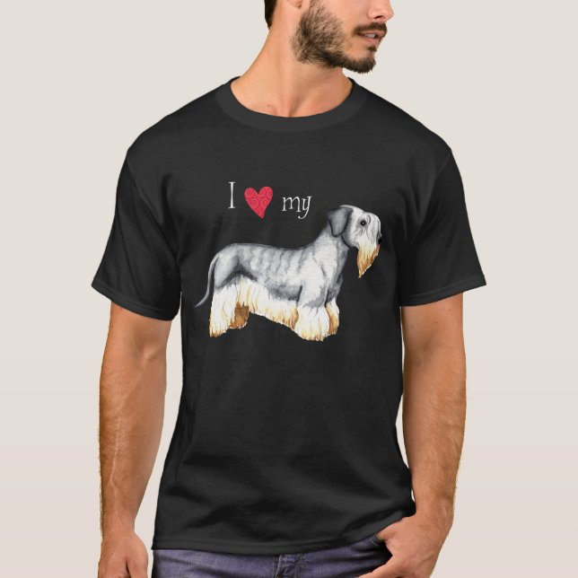 Camiseta Amo mi Terrier Cesky (Anverso)