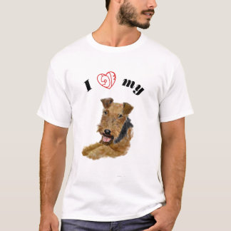 Camiseta Amo mi Terrier galés