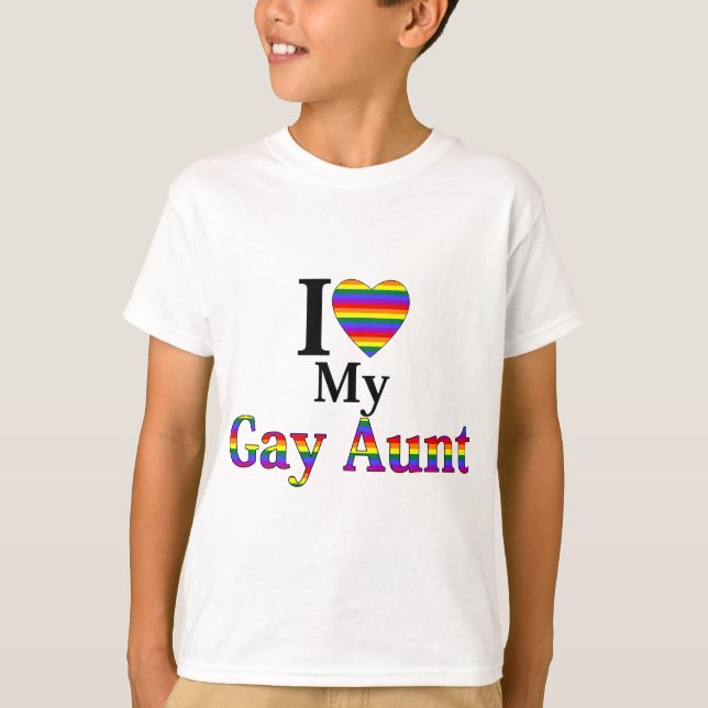 Camiseta Amo Mi Tía Gay (Anverso)
