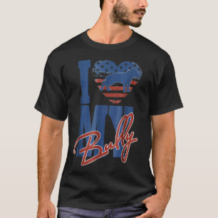 Camiseta Amo Mi Toro Bully Americano