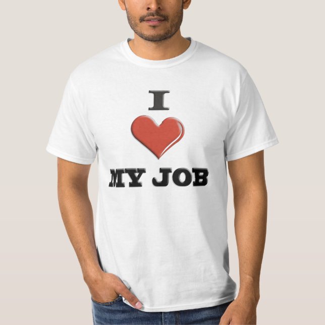 Camiseta Amo mi trabajo (Anverso)