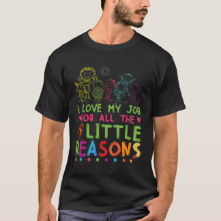 Camiseta Amo Mi Trabajo Por Todas Las Pequeñas Razones