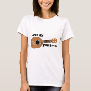 Camiseta Amo mi Ukulele de la piña