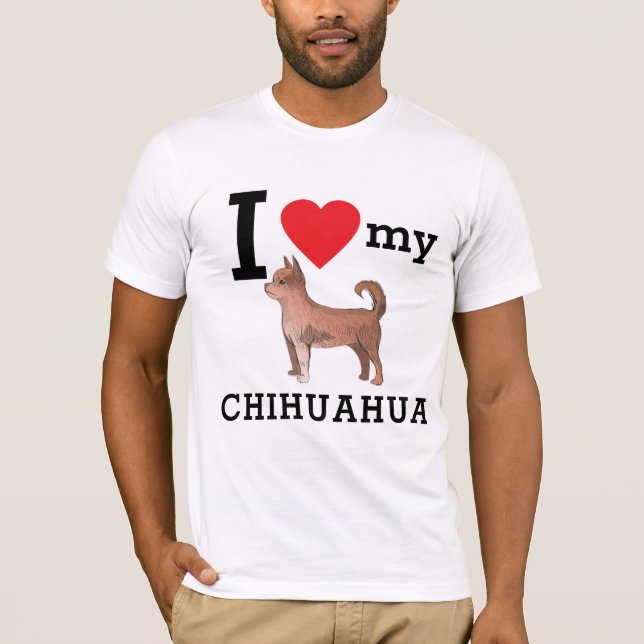 Camiseta Amo mi viejo Chihuahua (Anverso)