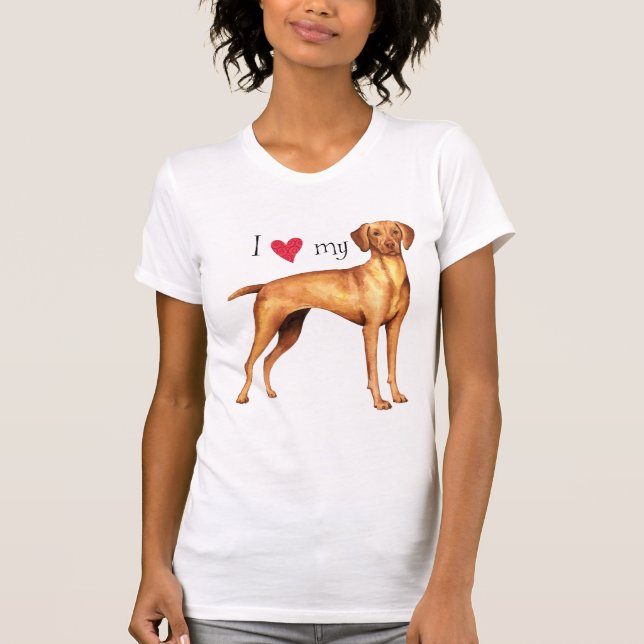 Camiseta Amo mi Vizsla (Anverso)