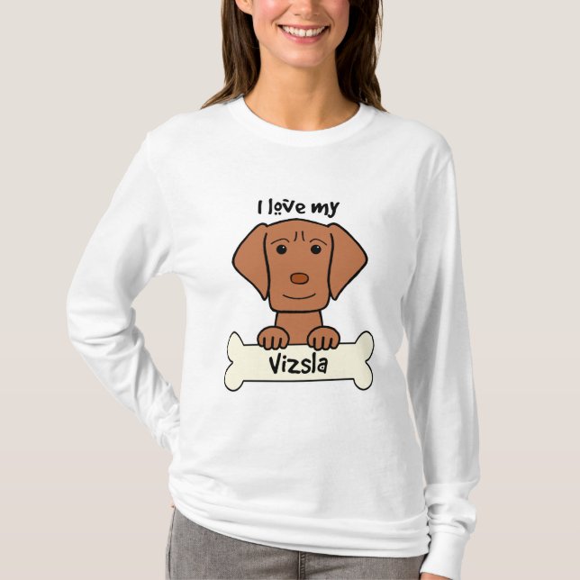 Camiseta Amo mi Vizsla (Anverso)
