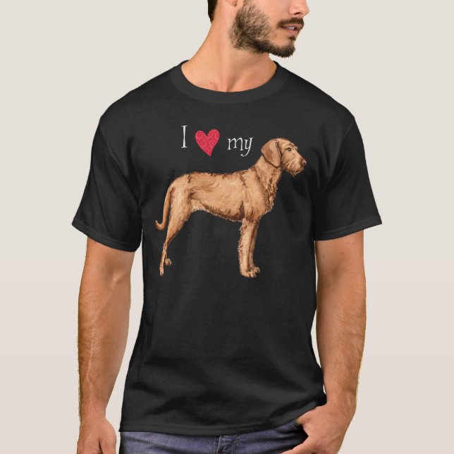 Camiseta Amo mi Vizsla Wirehaired (Anverso)