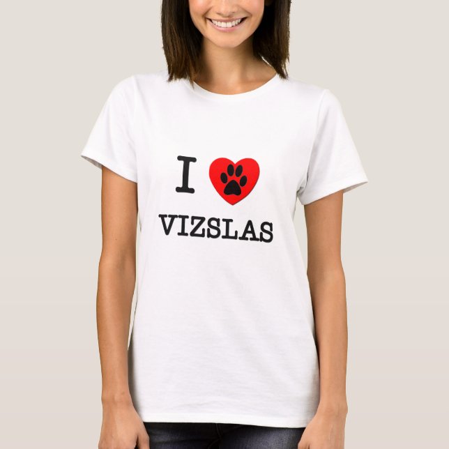 CAMISETA AMO MI VIZSLAS (Anverso)