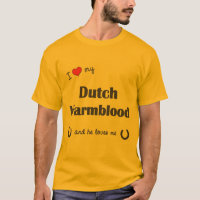 Amo mi Warmblood holandés (el caballo masculino)