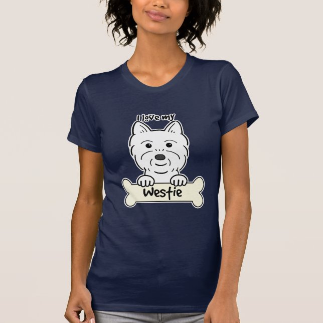 Camiseta Amo mi Westie (Anverso)