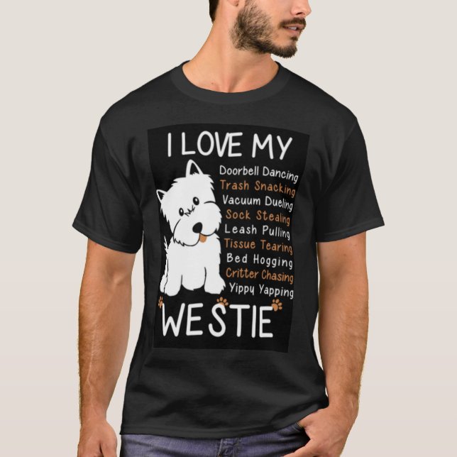 Camiseta Amo mi Westie (Anverso)