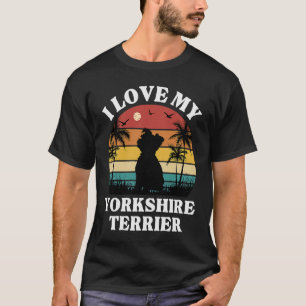 Camiseta Amo mi Yorkshire Terrier Dog Yorkshire Terri