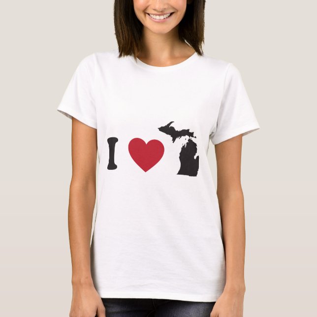 Camiseta Amo Michigan (Anverso)