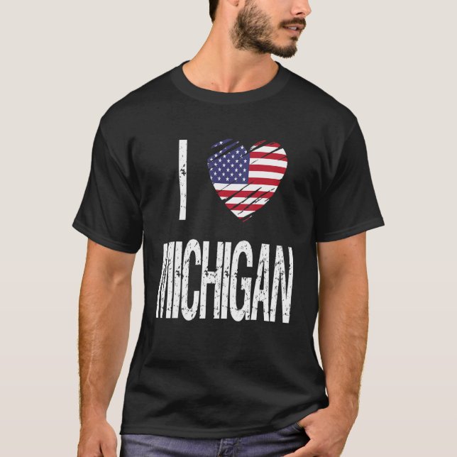 Camiseta Amo Michigan (Anverso)