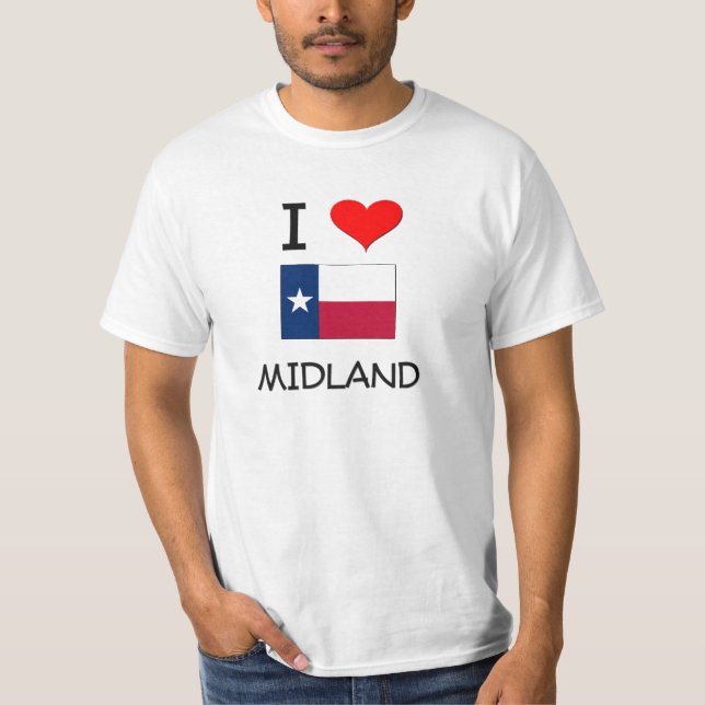 Camiseta Amo Midland Tejas (Anverso)
