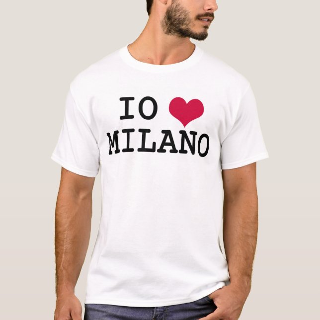 Camiseta Amo Milano (Anverso)