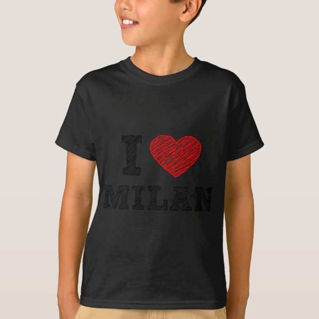 Camiseta Amo Milano (Anverso)