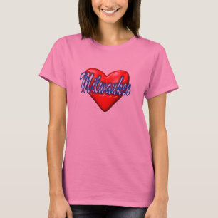 Camiseta Amo Milwaukee Wisconsin