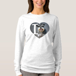 Camiseta Amo mini Schnauzers -