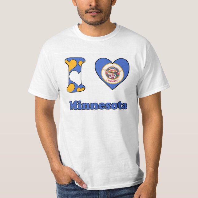 Camiseta Amo Minnesota (Anverso)