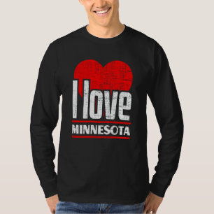 Camiseta Amo Minnesota Mejor Estado de Origen Me Gusta Minn