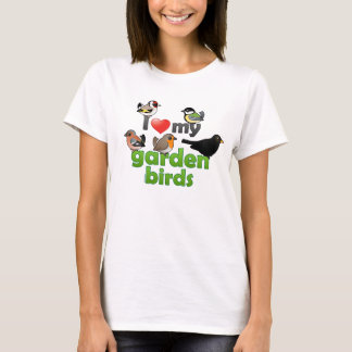 Camiseta Amo Mis Aves Jardín