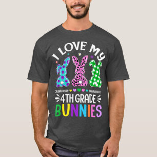 Camiseta Amo Mis Bunnies De 4H Grado, Huevo conejito De Pas
