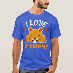 Camiseta Amo Mis Citas De Amante De Hammy Funny Hamster