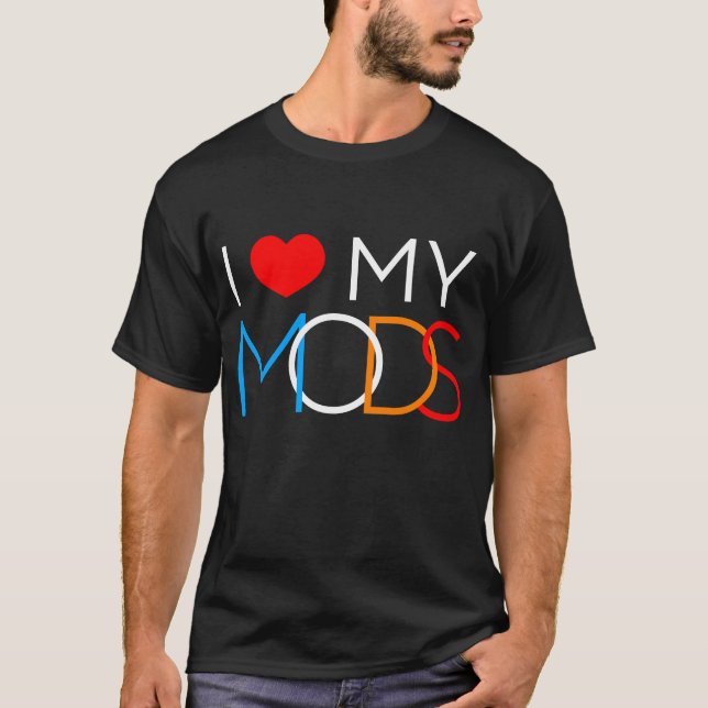 Camiseta Amo Mis Modos - Corazón Mis Modos (Anverso)