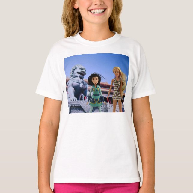 Camiseta Amo mis muñecas. (Anverso)