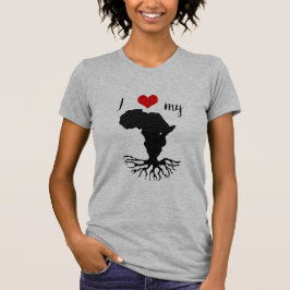 Camiseta Amo mis raíces africanas