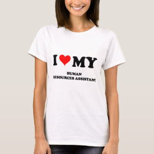 Camiseta Amo mis recursos humanos auxiliares