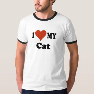 Camiseta Amo mis regalos y ropa del gato