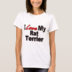 Camiseta Amo mis regalos y ropa del perro de Terrier de