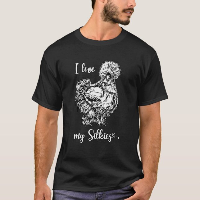 Camiseta Amo Mis Silkies (Anverso)