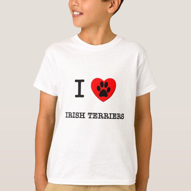 CAMISETA AMO MIS TERRIERES IRLANDESES (Anverso)