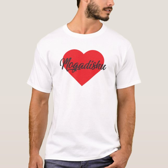 Camiseta Amo Mogadishu - Somalia (Anverso)