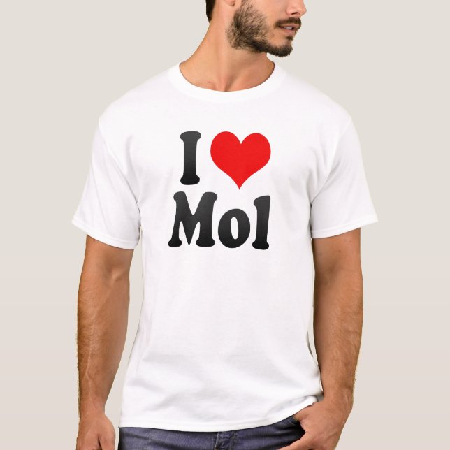 Camiseta Amo Mol, Bélgica (Anverso)