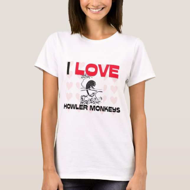 Camiseta Amo monos de chillón (Anverso)